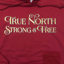 Load image into Gallery viewer, True North printed hoodie logo