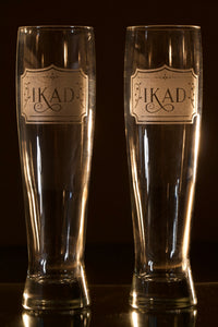 Etched (Customized) Beer Glasses
